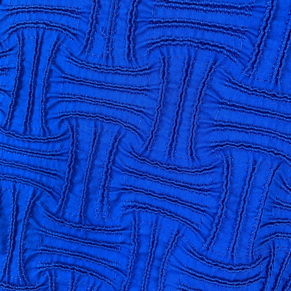 Great Cavalier by St Paul bright Blue Jacket XL Stitched Texture Excellent - Picture 5 of 11